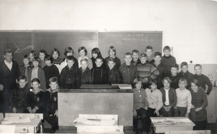 Savukosken V–VI luokka vuonna 1964