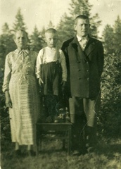 Hilda, Matti ja Aleksi Perälä